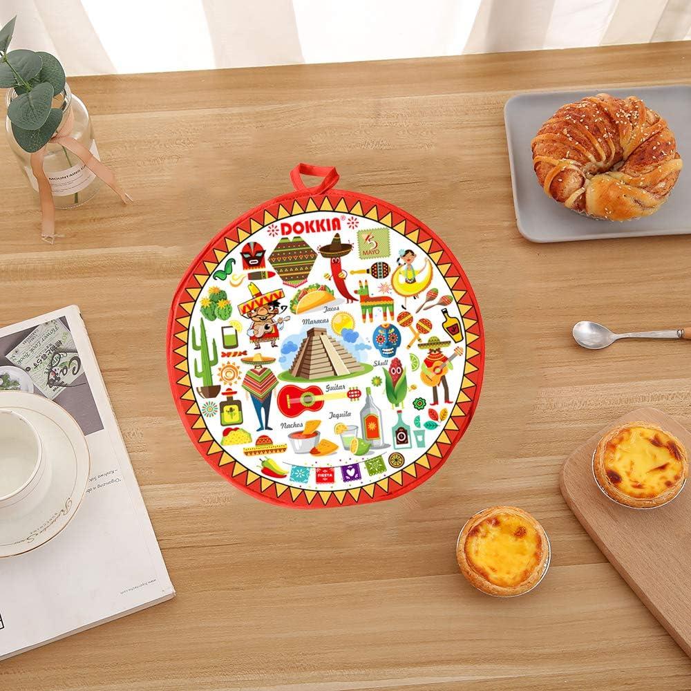 Calentador de Tortillas SOKKIA 30.48 cm Microondas Tela Aislada