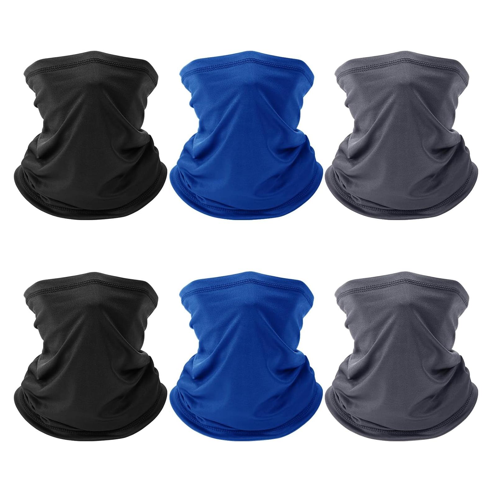 Paquete de 6 Gaiters para el Cuello UV 30+ Unisex Moda