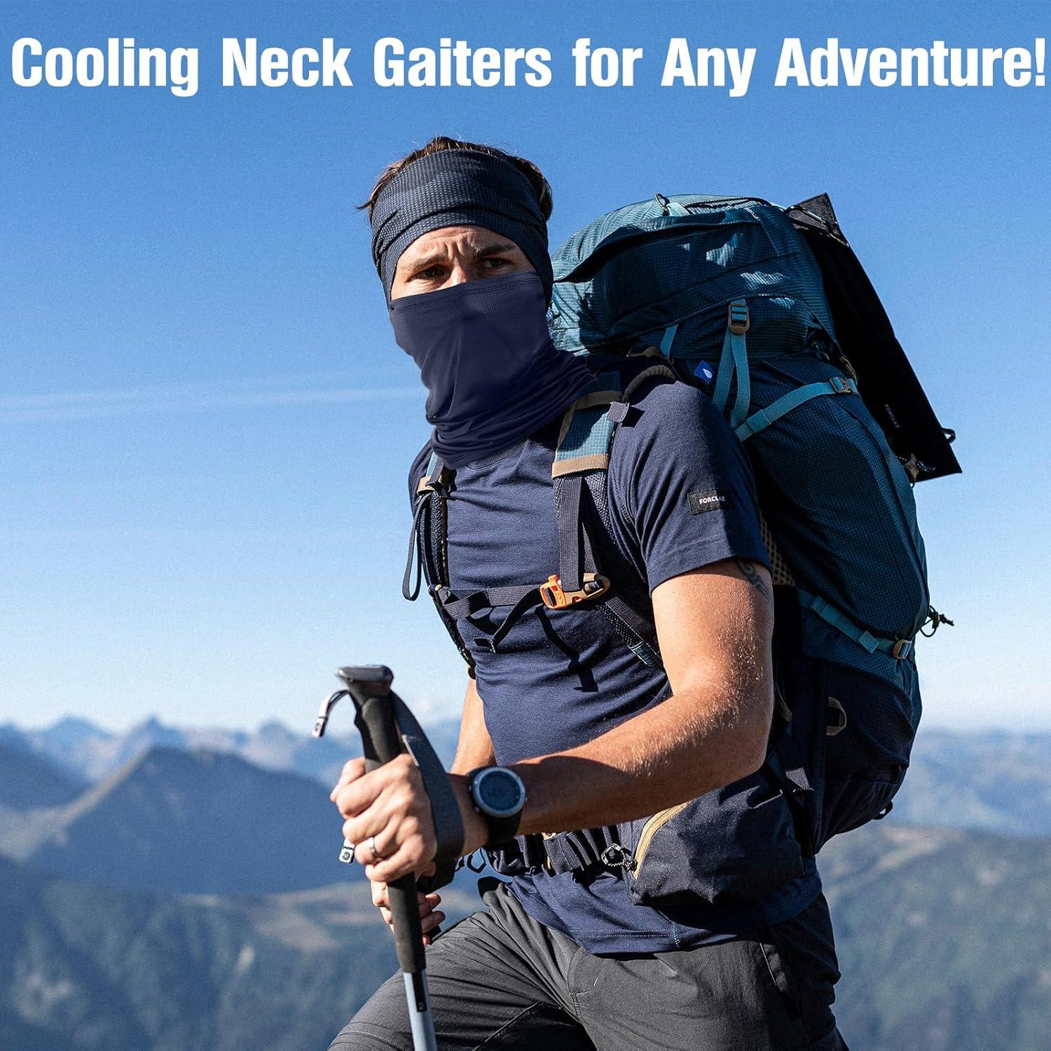 Paquete de 6 Gaiters para el Cuello UV 30+ Unisex Moda
