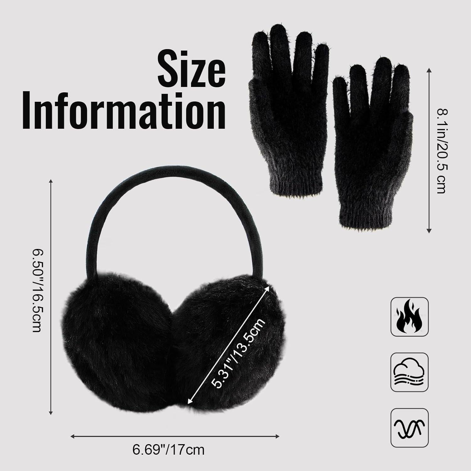 Orejeras de Invierno FSTEOE para Mujeres y Niñas Ajustables