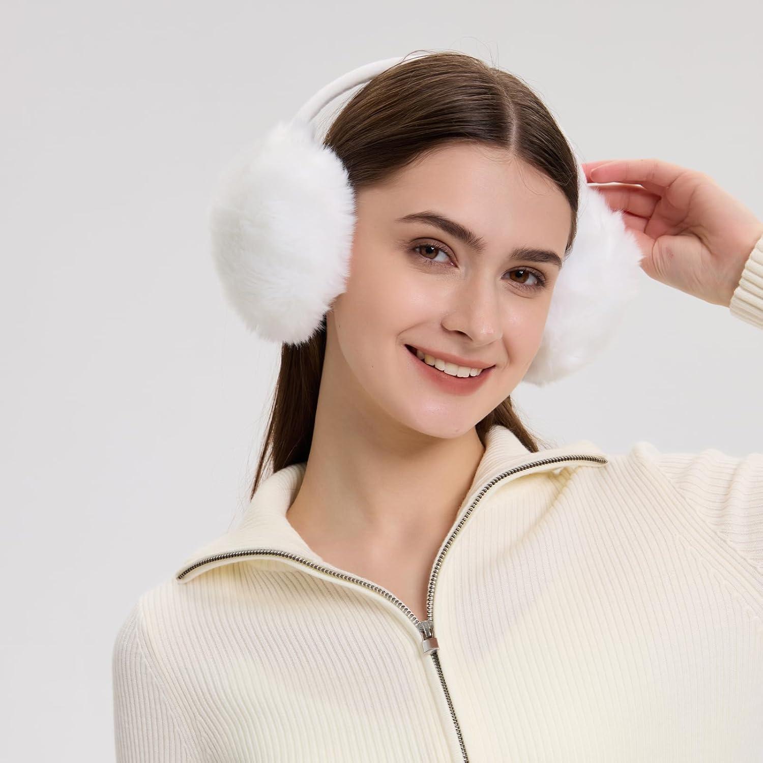 Orejeras de Invierno FSTEOE para Mujeres y Niñas Ajustables