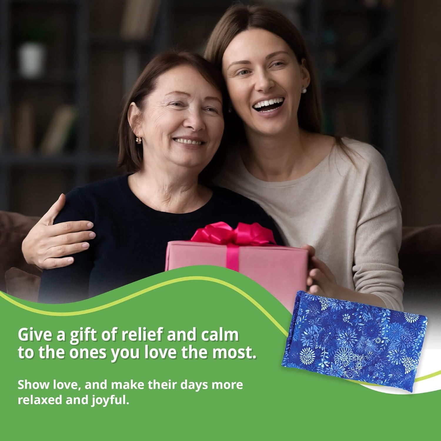 Almohada de Menta Nature Creation - Alivio Nasal - Flores Azules