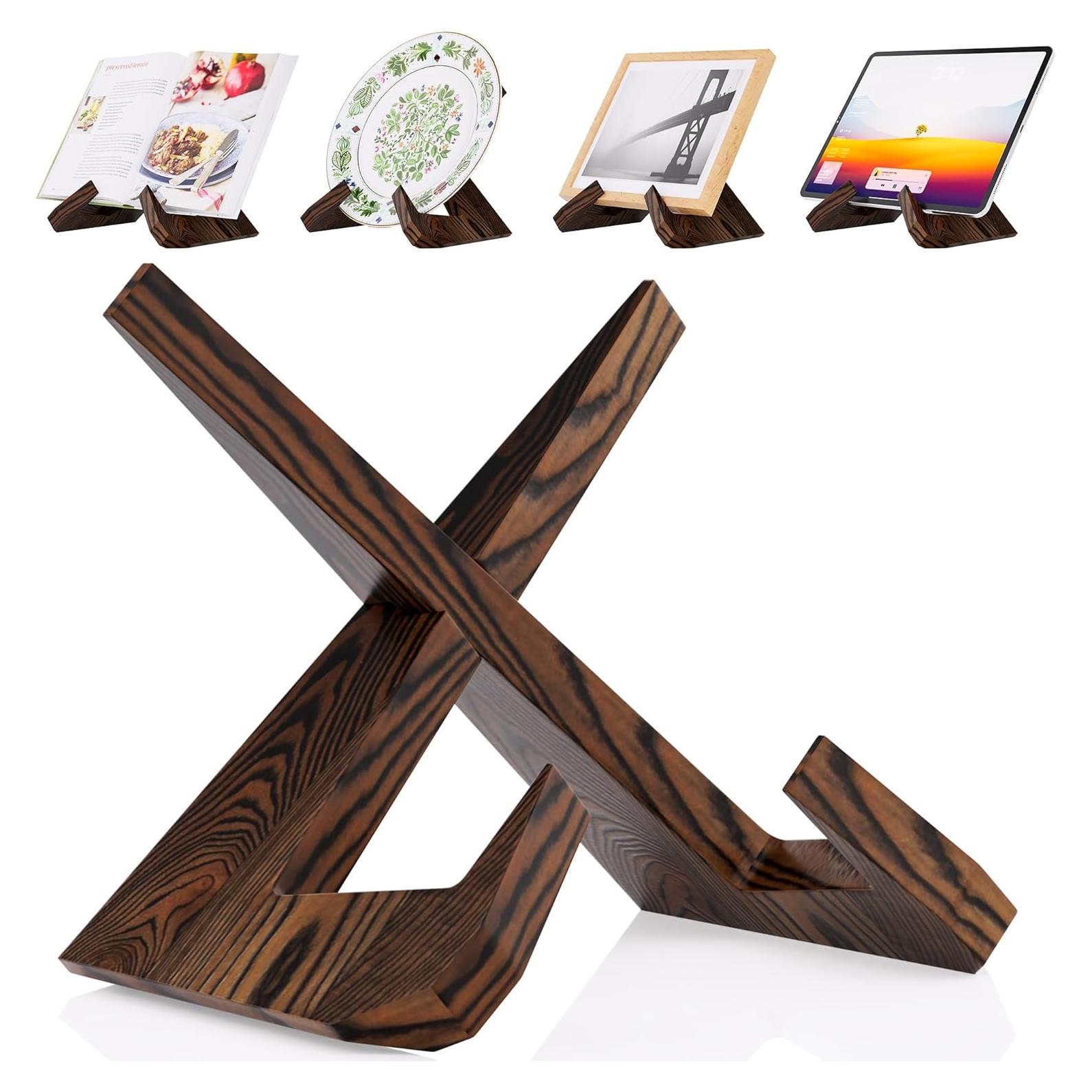 Soporte para Recetarios de Cocina CeleVista Madera Rústica