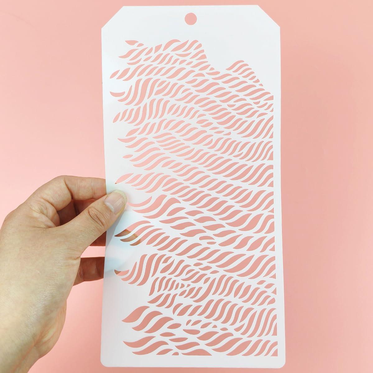 Set de 12 Plantillas de Arte EYUNSTAR para Pintura DIY