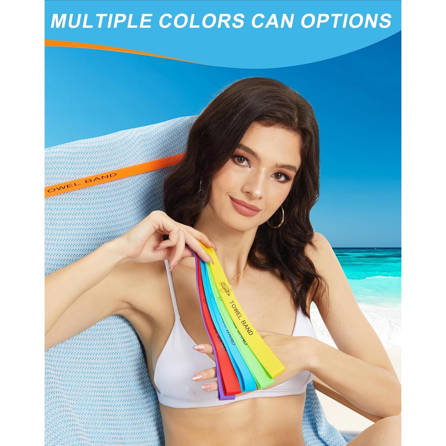 8 Clips de Correa para Toalla de Playa Seocsing - Mezcla Ocho