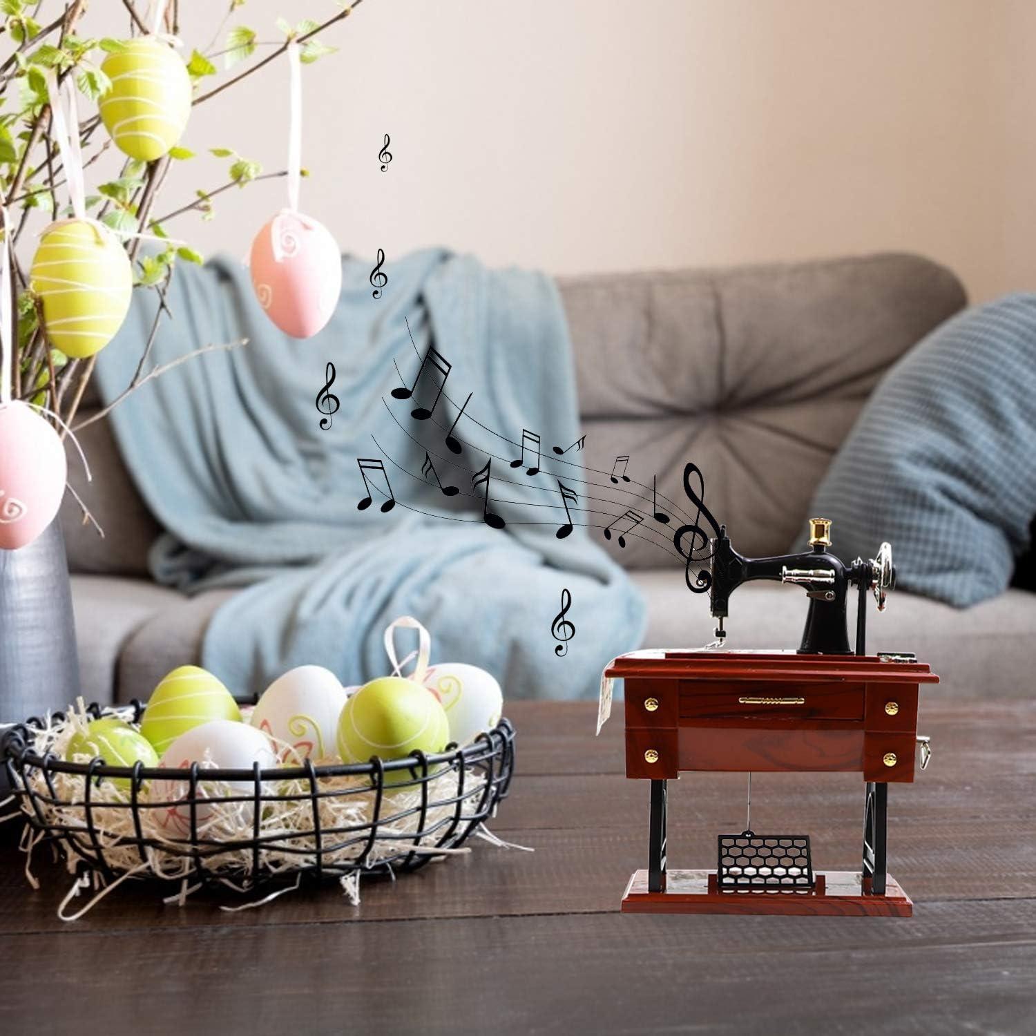 Caja de Música Vintage Máquina de Coser Framendino 13x8x16cm