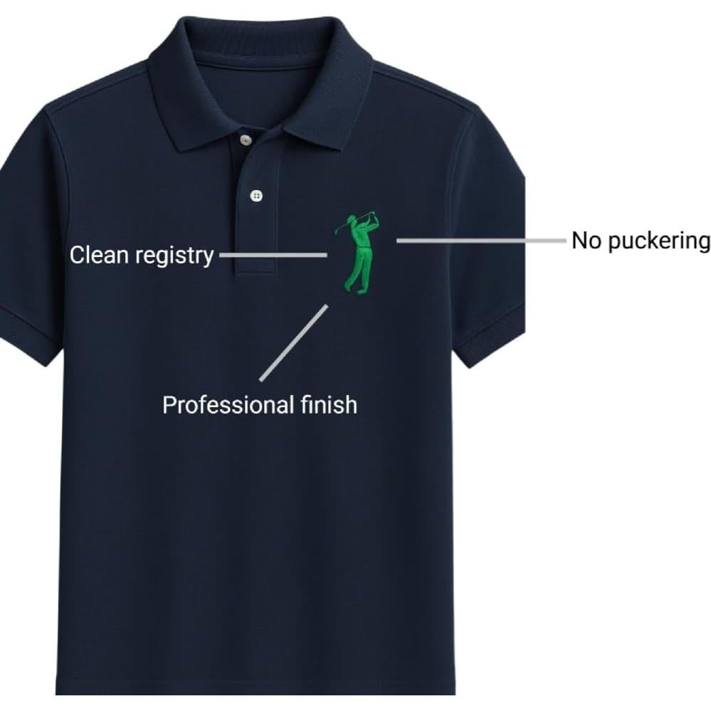 Estabilizador de Bordado Cortado H.B.I. 20x20cm 100 Piezas