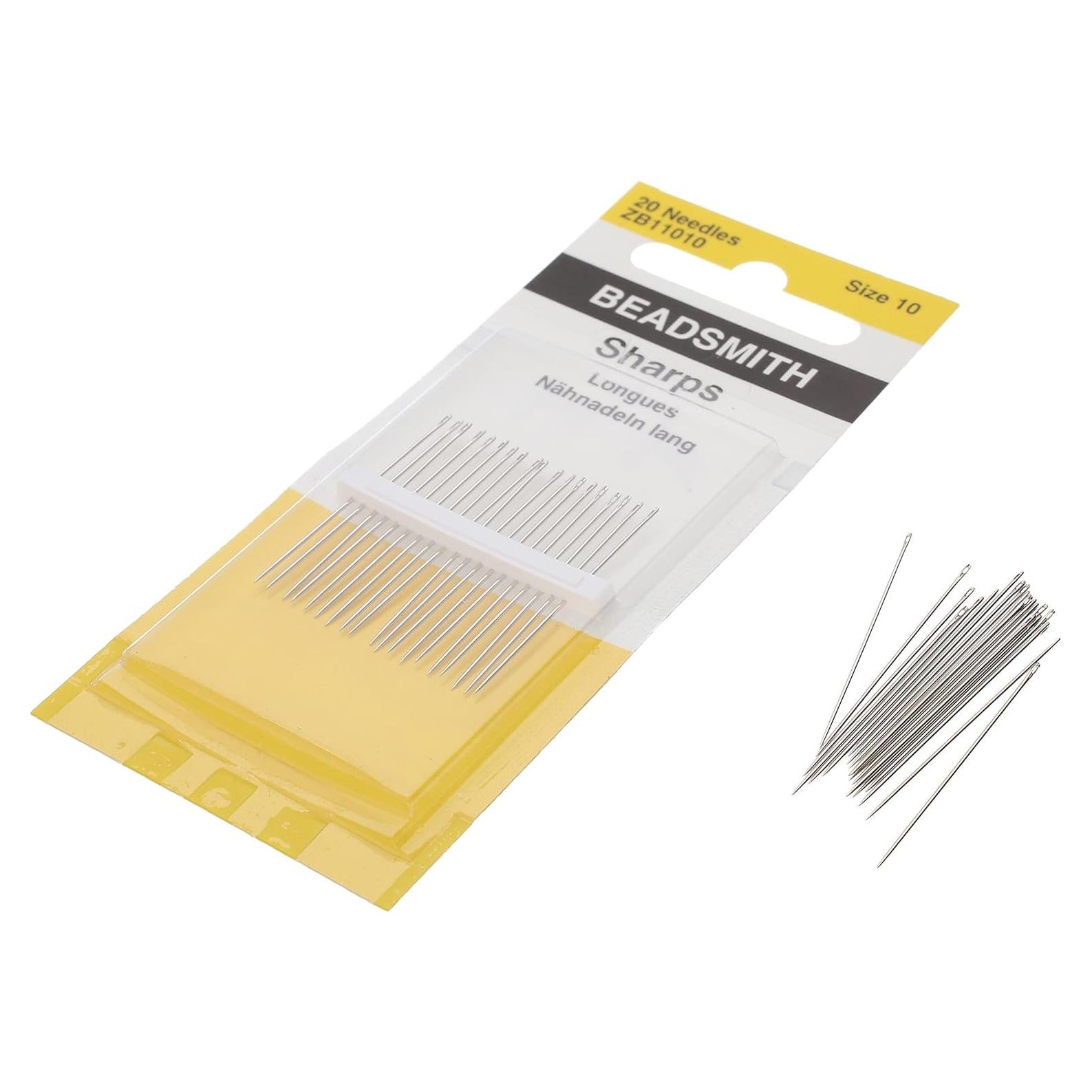 Agujas de Beading Sharps The Beadsmith #10 - 20 Unidades