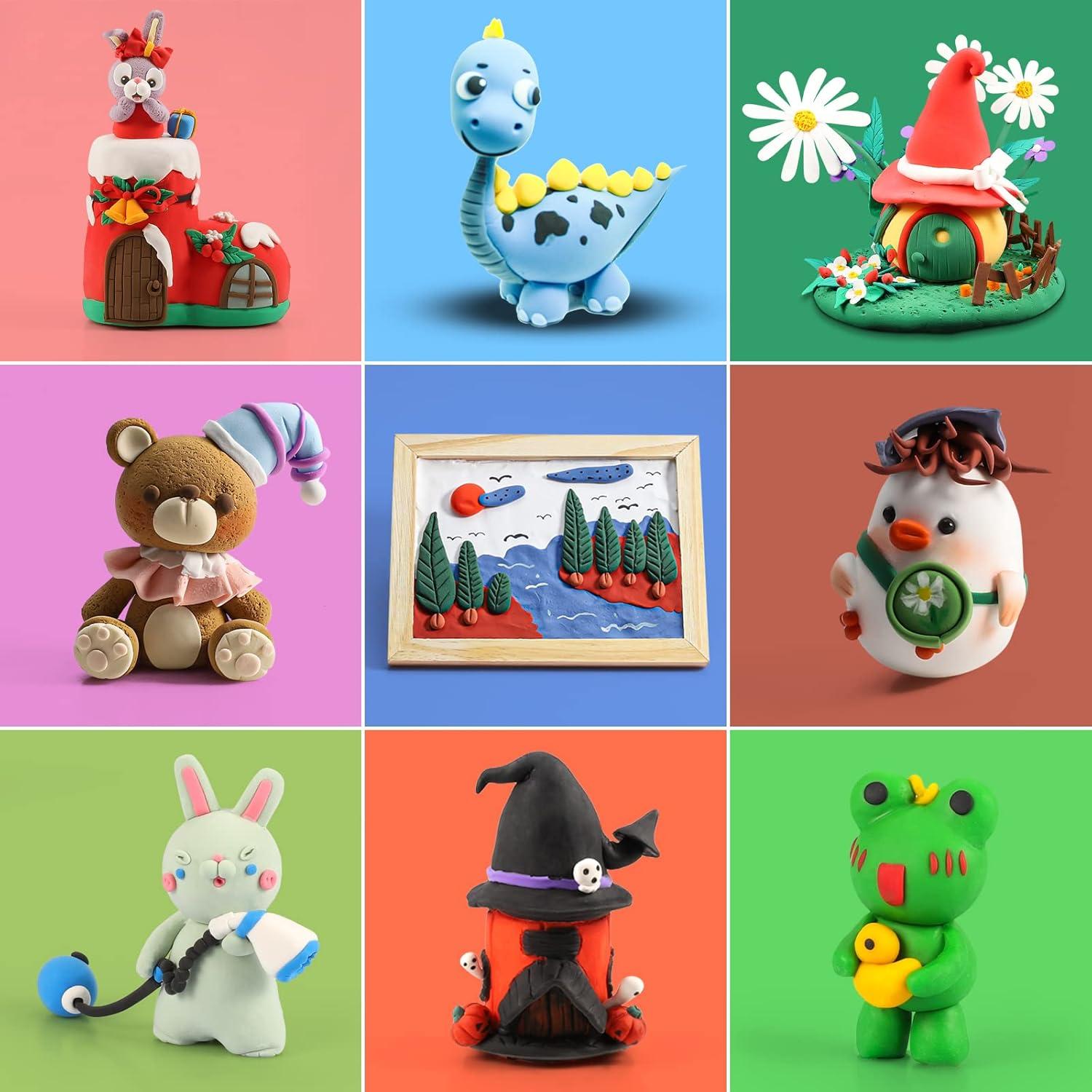 Kit de Arcilla Secada al Aire Ifergoo 102 Colores 1.31kg