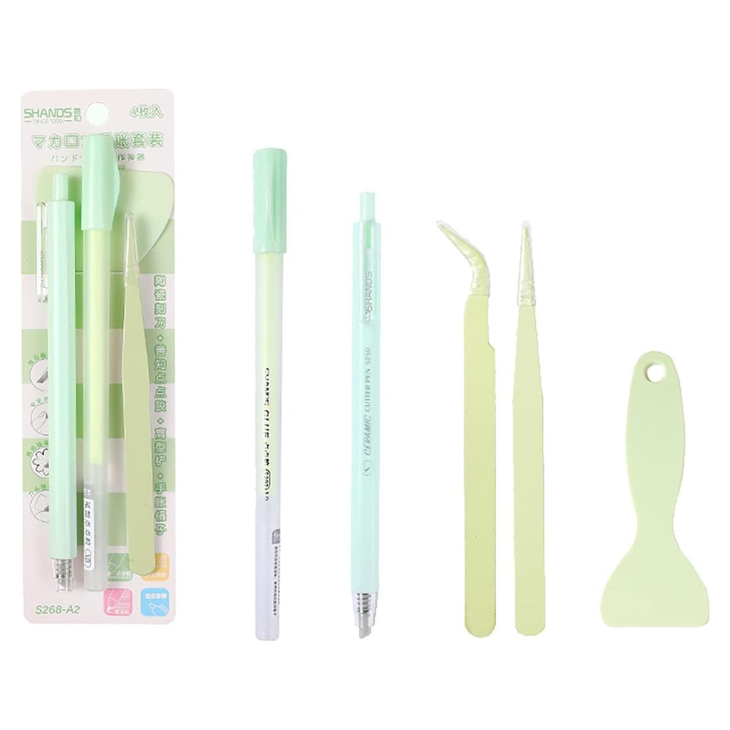 Set de Herramientas de Scrapbooking Doraking con Bolígrafos y Pinzas