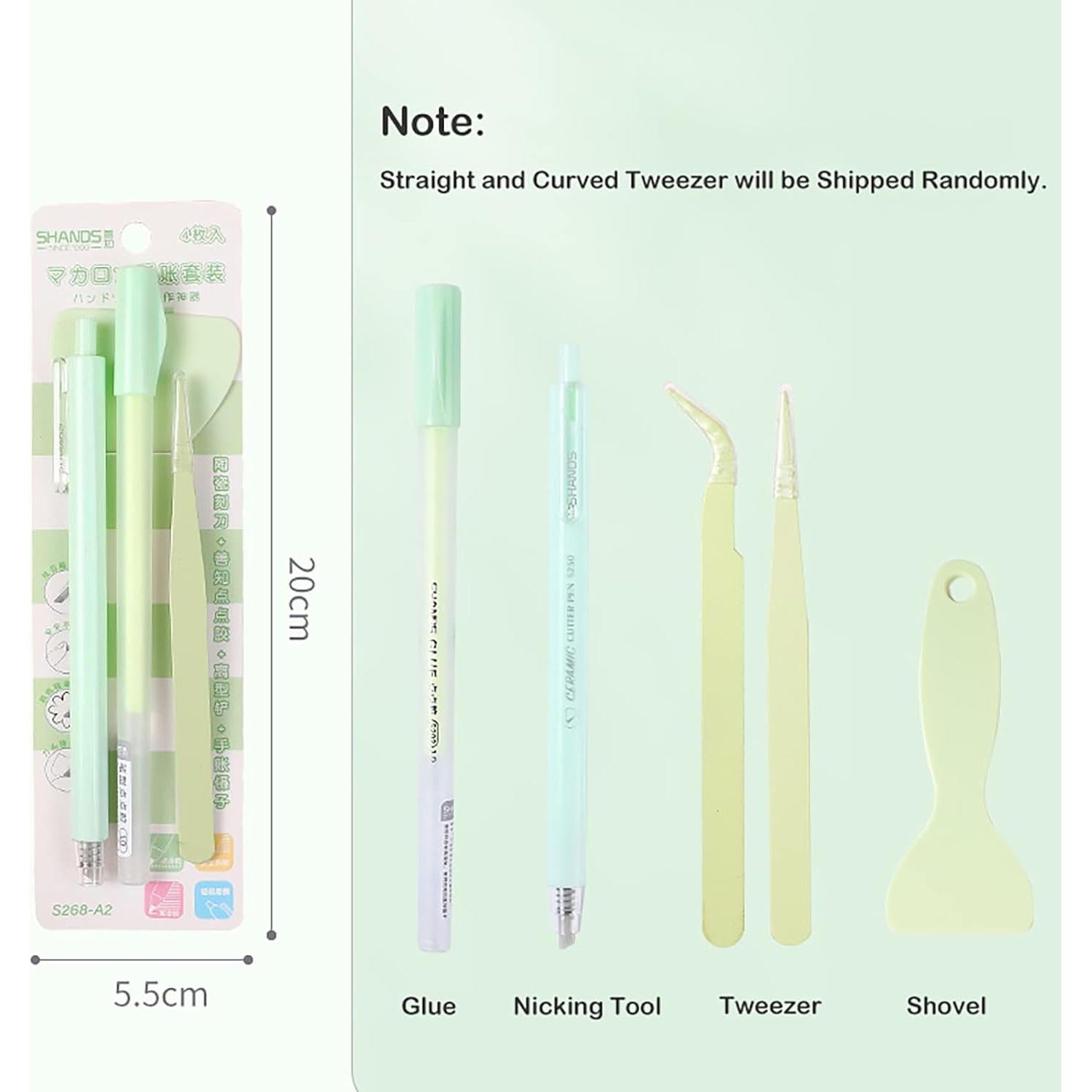 Set de Herramientas de Scrapbooking Doraking con Bolígrafos y Pinzas