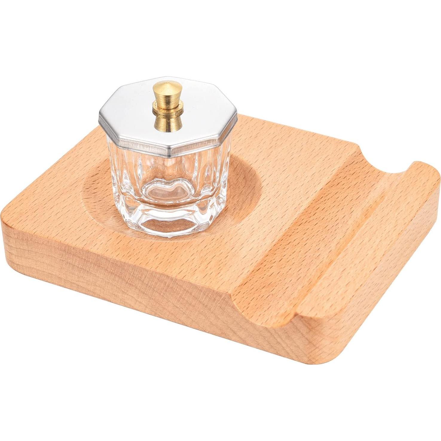 Juego de Plumas de Madera Yoption con Soporte y 5 Puntas