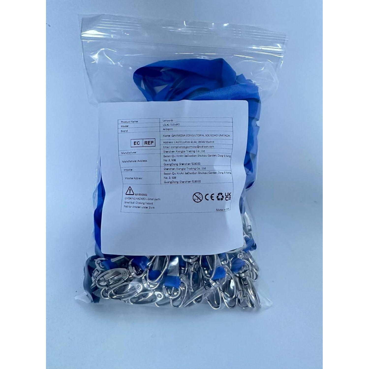 Cintas de Identificación Antspirit Azul 50 Unidades 40.64 cm