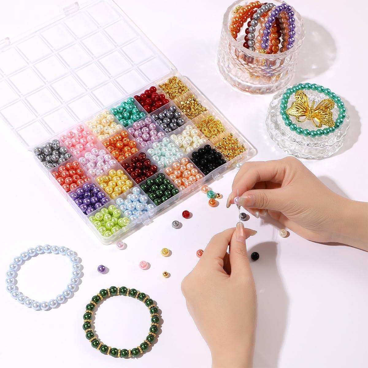 Kit de Fabricación de Pulseras RACIOCK - 750 Perlas 8mm