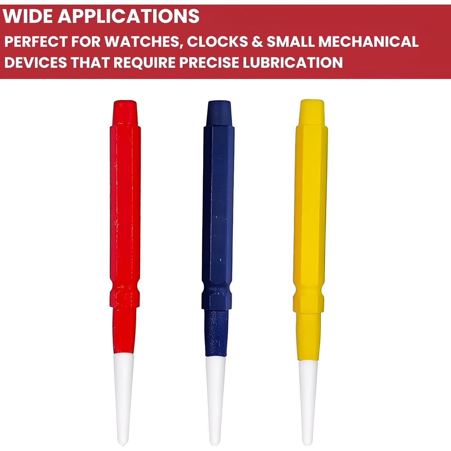 Juego de Agujas de Aceite Taurish - 3, 4 o 5 Piezas para Relojeros