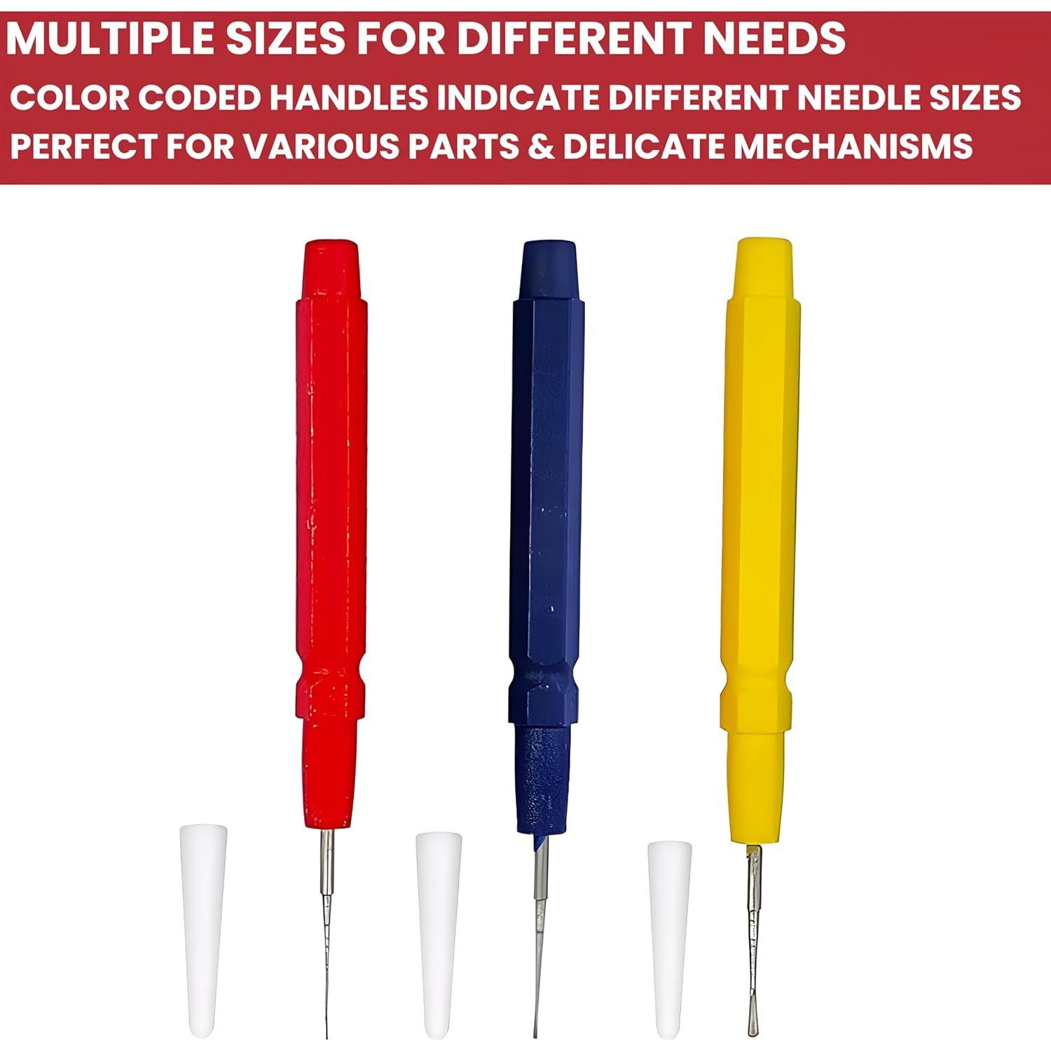 Juego de Agujas de Aceite Taurish - 3, 4 o 5 Piezas para Relojeros