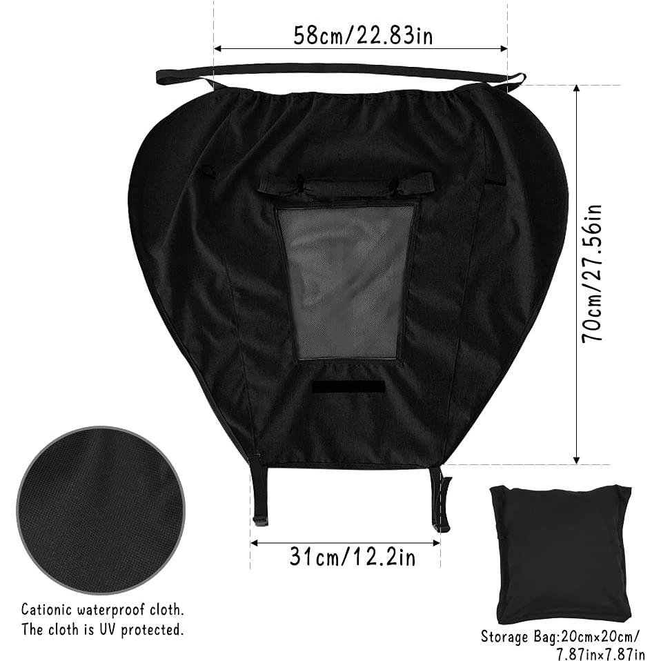 Cubierta Sombra Cochecito Bebé JW0518B Impermeable UV 50+