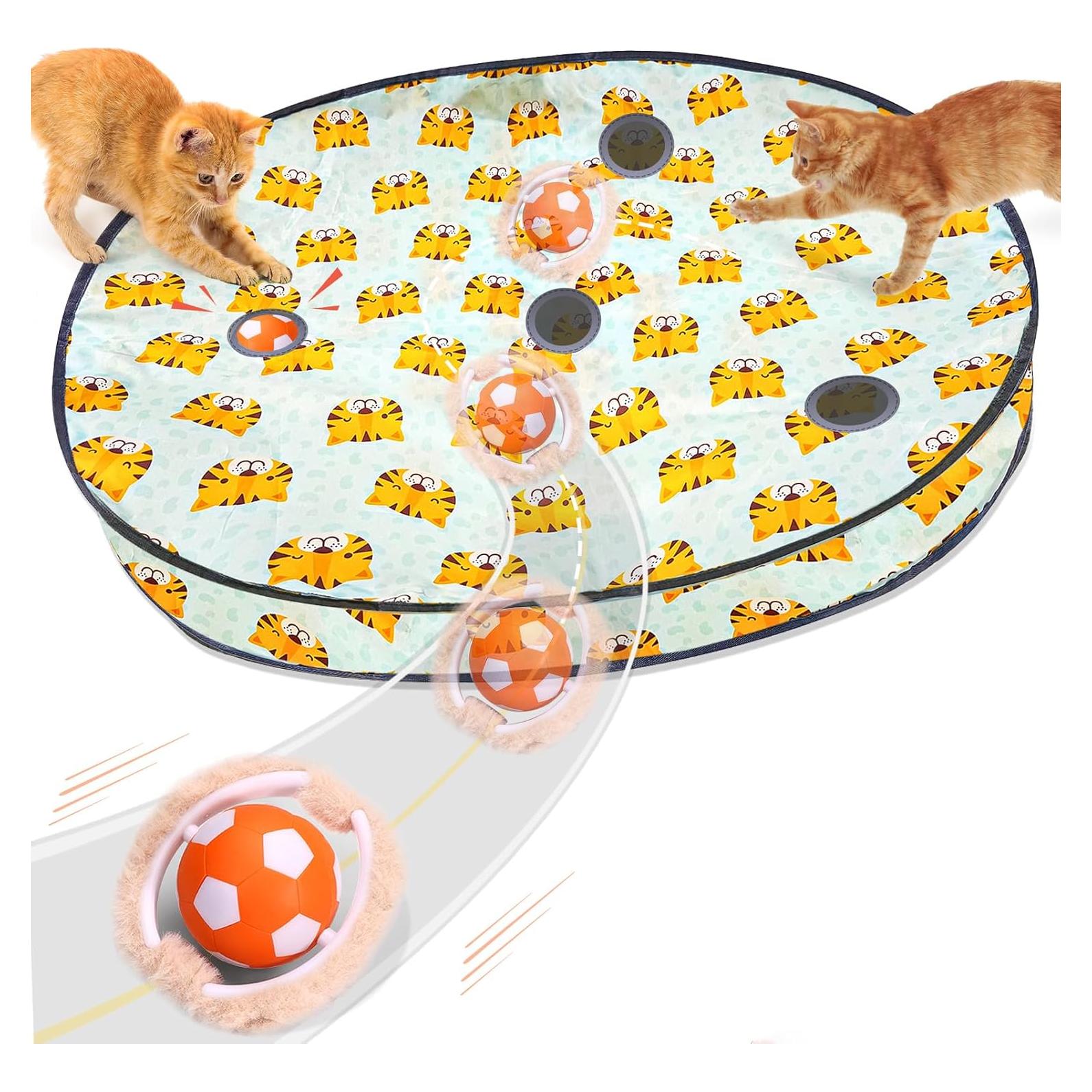 Juguete Interactivo para Gatos VIWIK Bola Automática 2 en 1