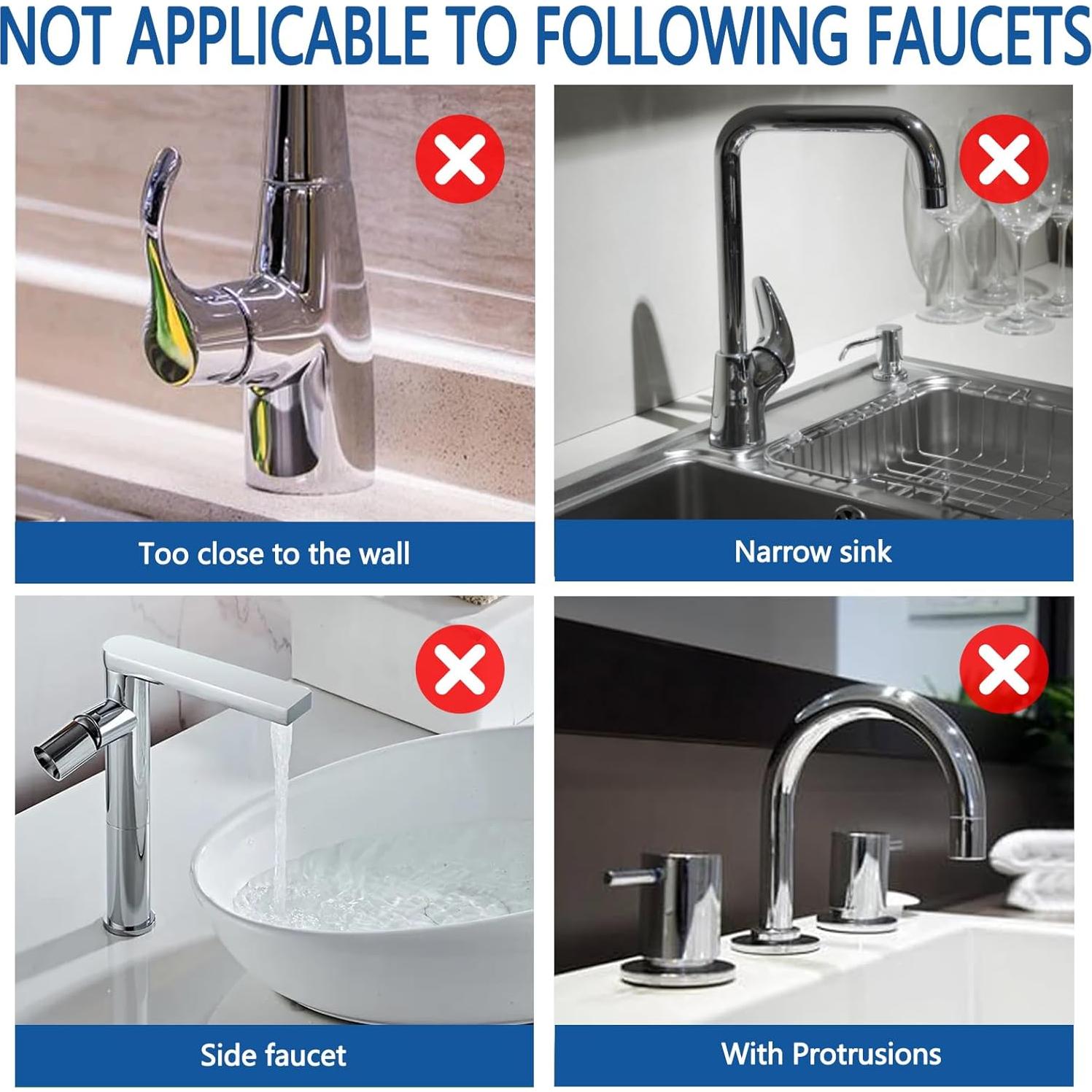 Protector de Salpicaduras de Fregadero EBIGIC 43x15cm Silicona