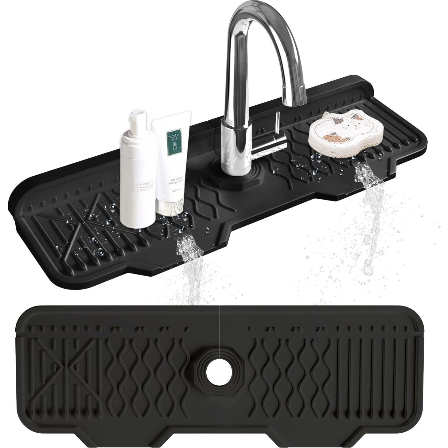 Protector de Salpicaduras de Fregadero EBIGIC 43x15cm Silicona