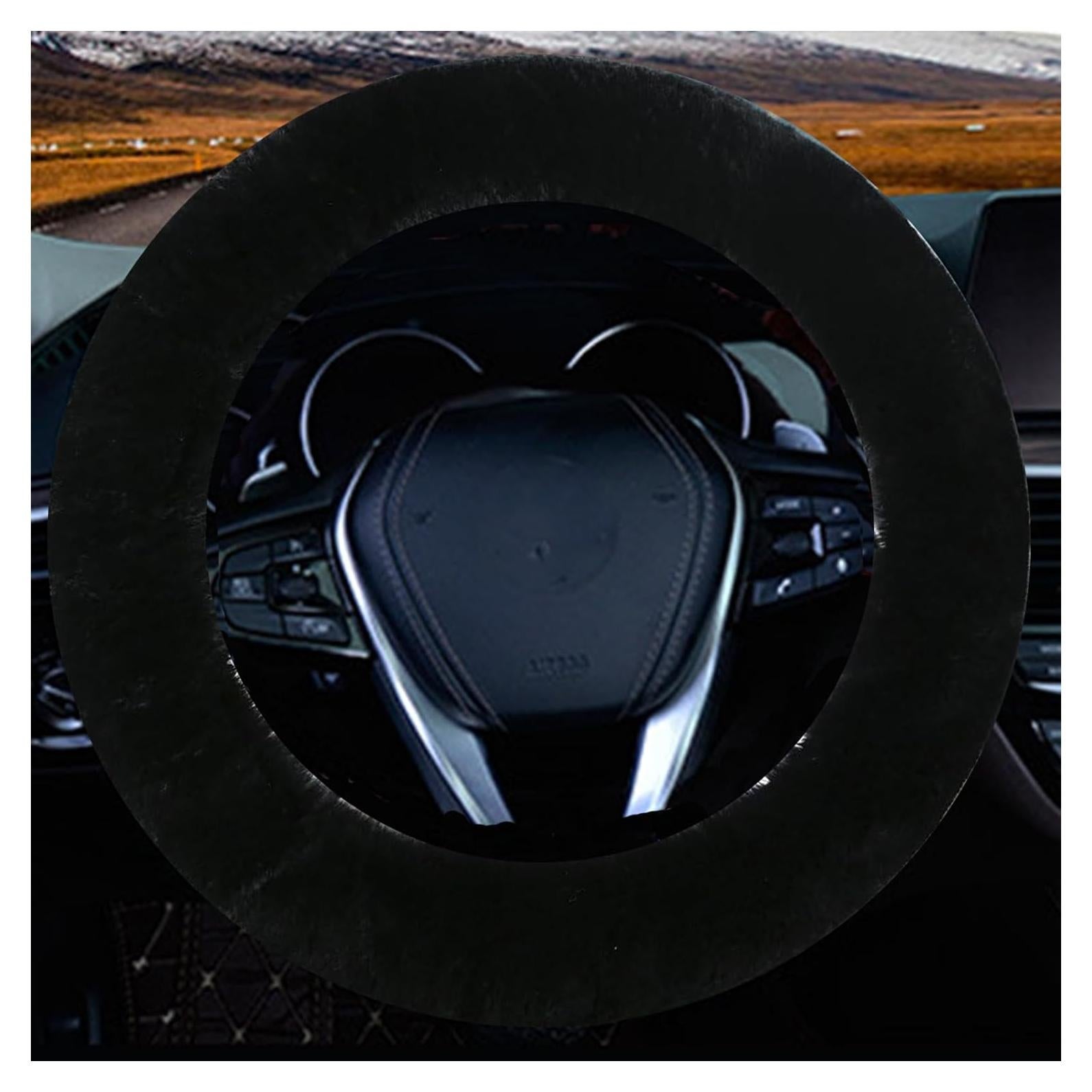 Funda de Volante Esponjosa LUOYOYY 38 cm Negra para Mujeres