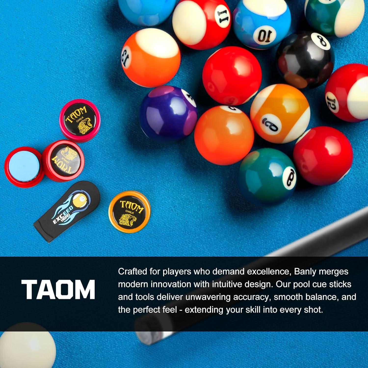 Soporte de Tiza de Billar Redondo Banly - Antideslizante y Portátil