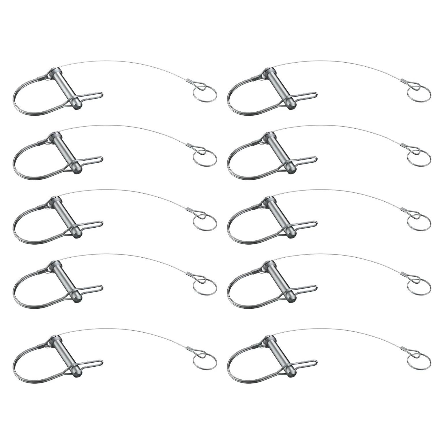 10 Pcs Pasador de Acoplador de Remolque YTMARINA 8mm x 45mm