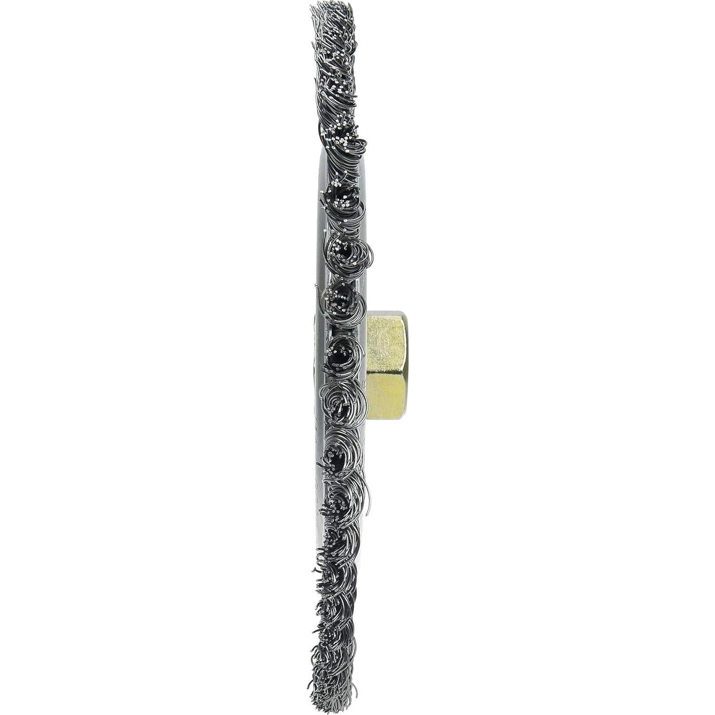 Cepillo de Limpieza de Soldadura Weiler 7" Roughneck 56 Nudos