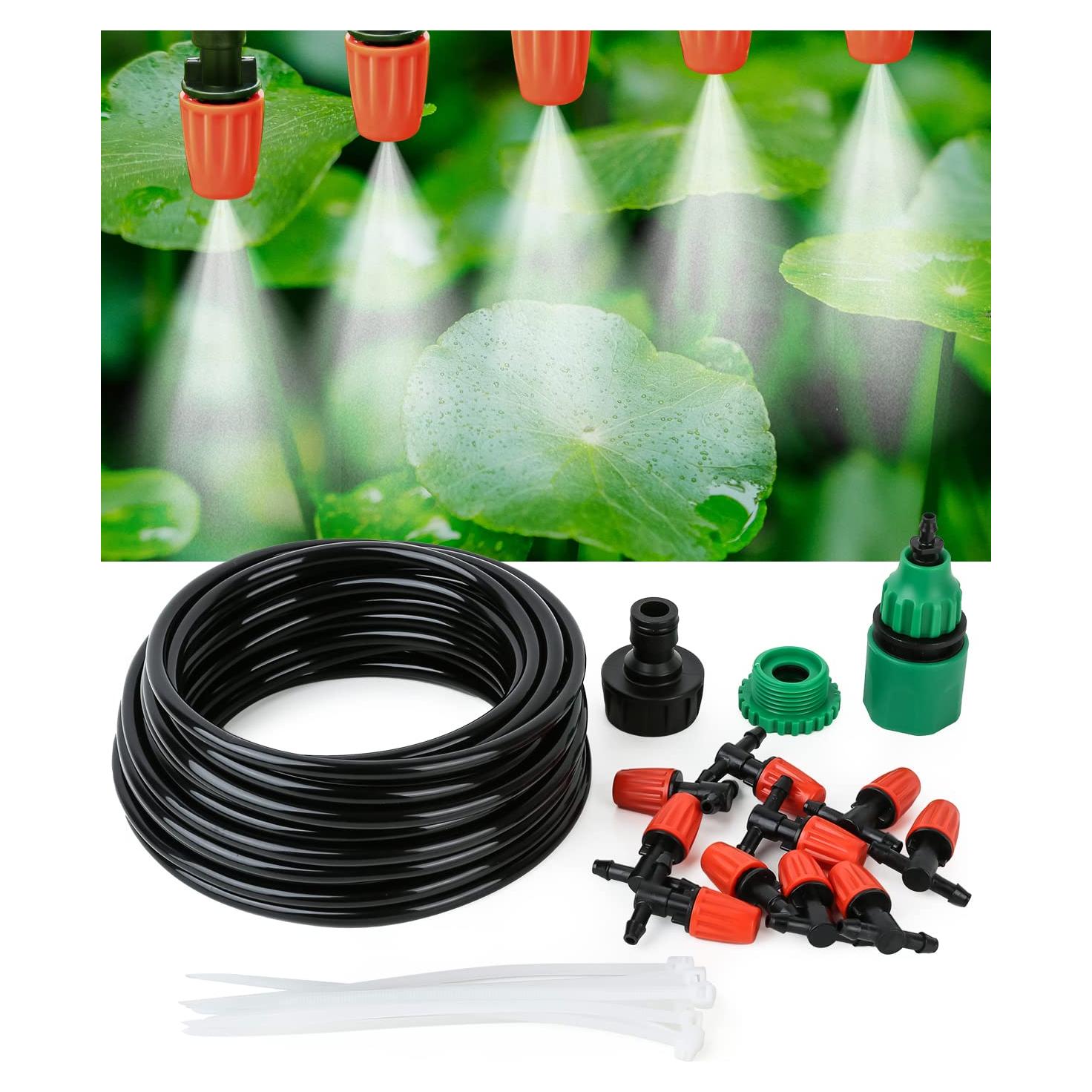 Kit de Riego por Goteo Micro 10m con Boquillas Ajustables