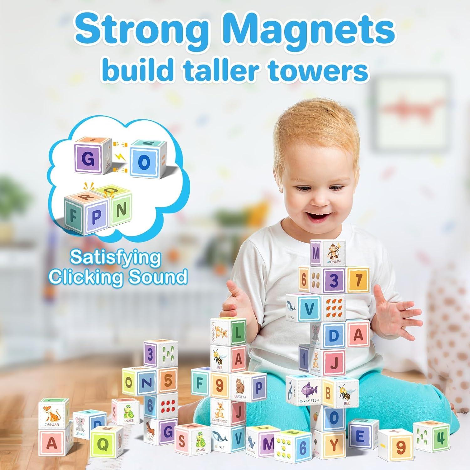 Bloques Magnéticos de Construcción Asago 30PCS Coloridos