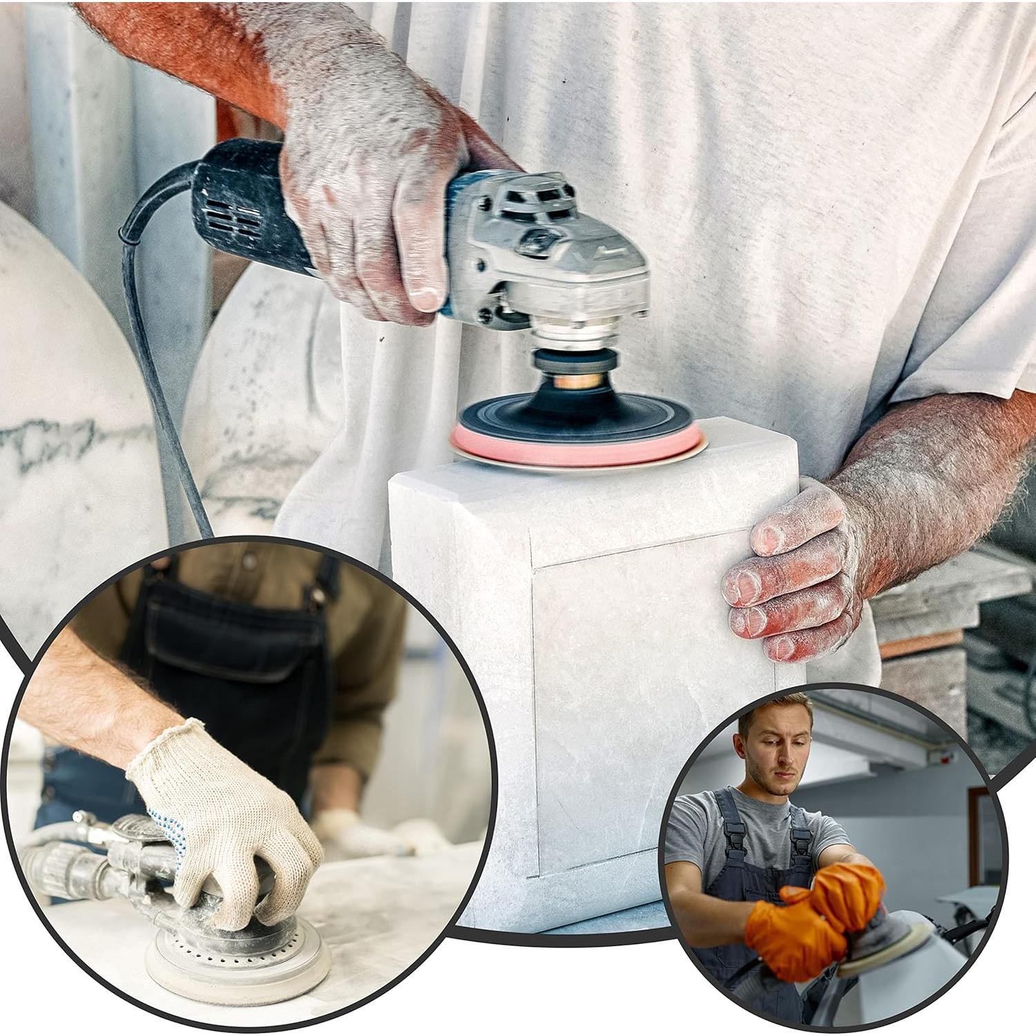 Discos de Lijado Húmedo y Seco 5" S&F 60 pcs Carburo Silicio