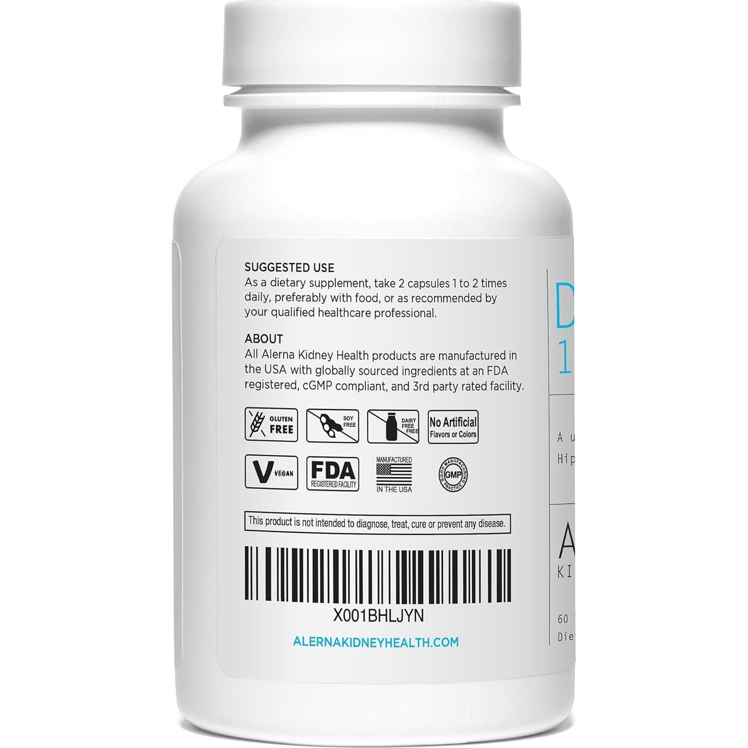 D-Mannose 1000 mg - Urinary Tract Health - with Cranberry Concentrate, Organic Rose HIPS, Acerola Extract - 60 Vegetarian Capsules