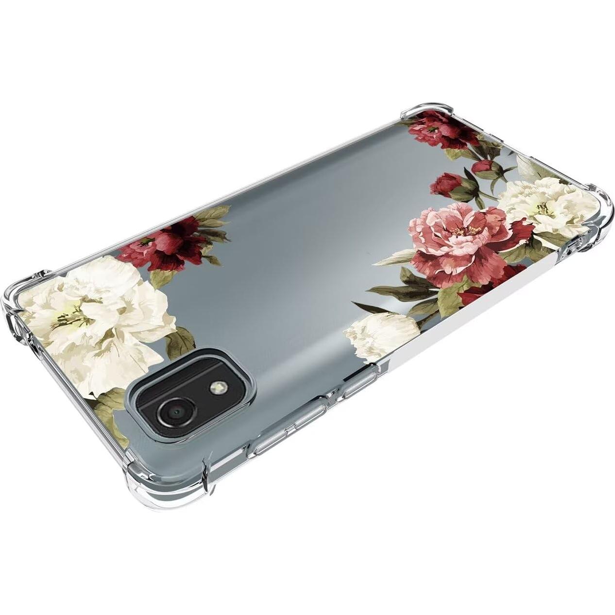 Funda TPU Transparente para Nokia C2 2da Edición Floral 5.7"