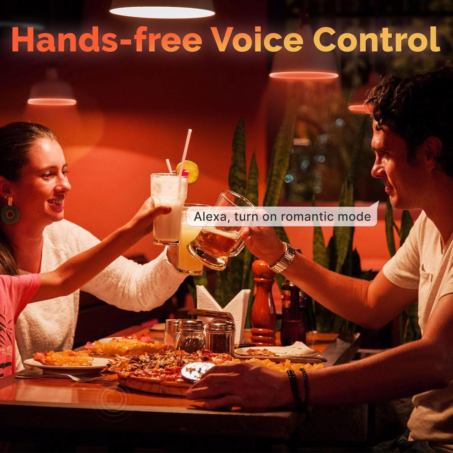 Bombillas LED Inteligentes MOES ST64 WiFi 2 Paquete RGB 5W