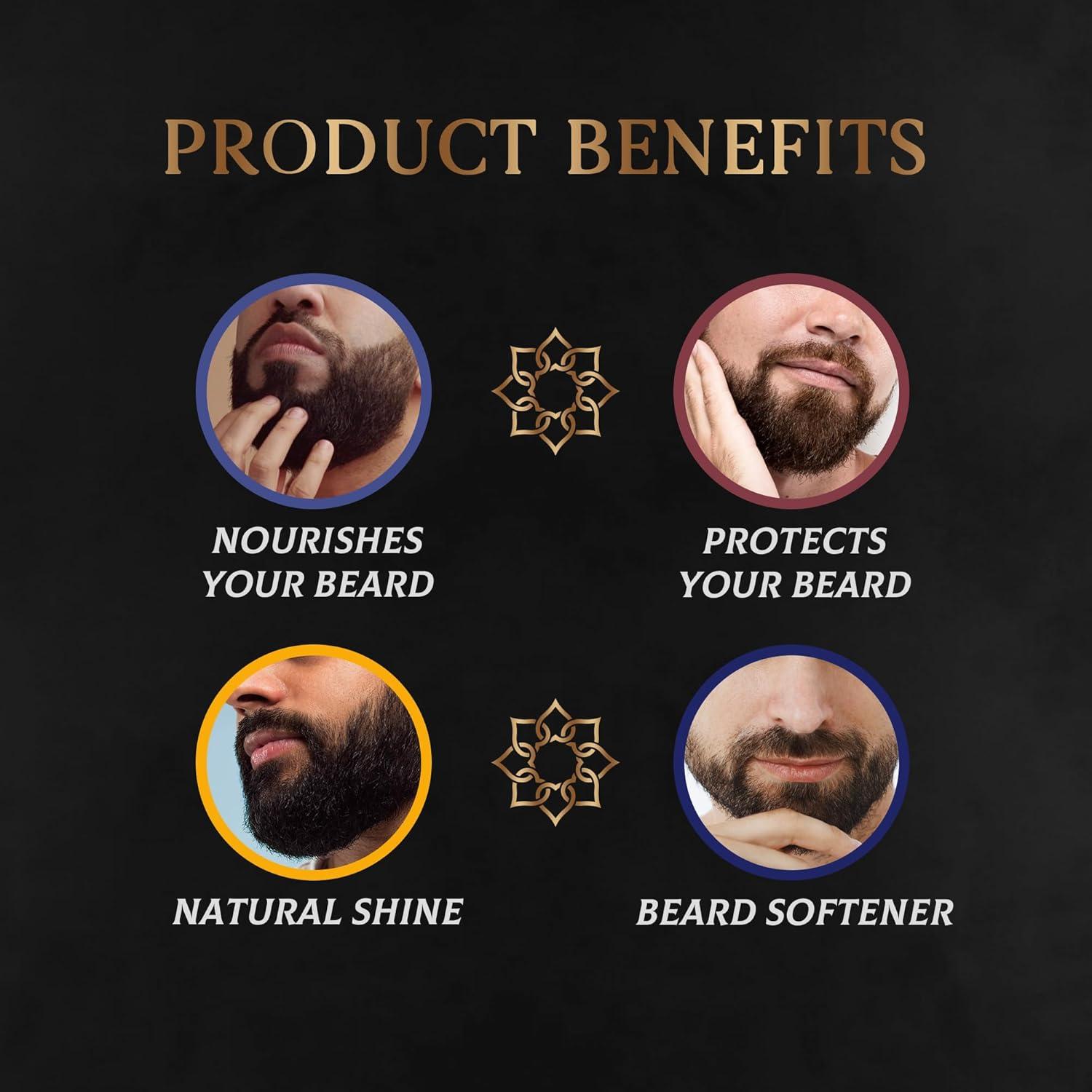 Aceite para Barba H HABIBI - Paquete de 4 Fragancias Naturales