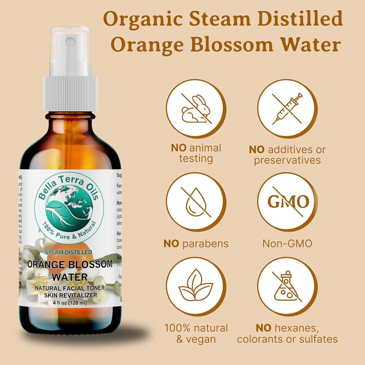 Agua de Flor de Naranjo Bella Terra 3.78L Refrescante Piel