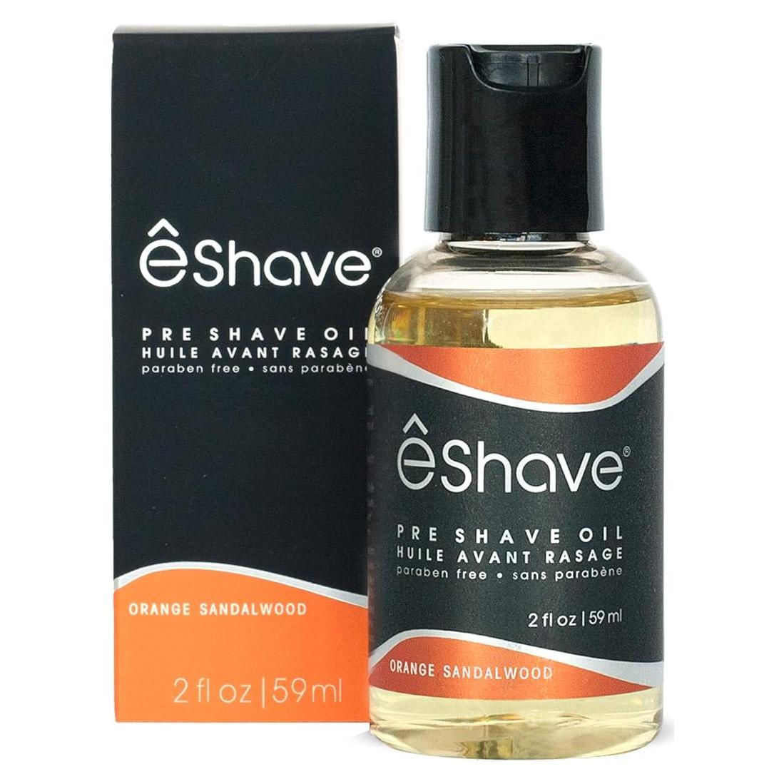 Aceite Pre Afeitado eShave 60 ml - Sándalo Naranja, Suave y Protector