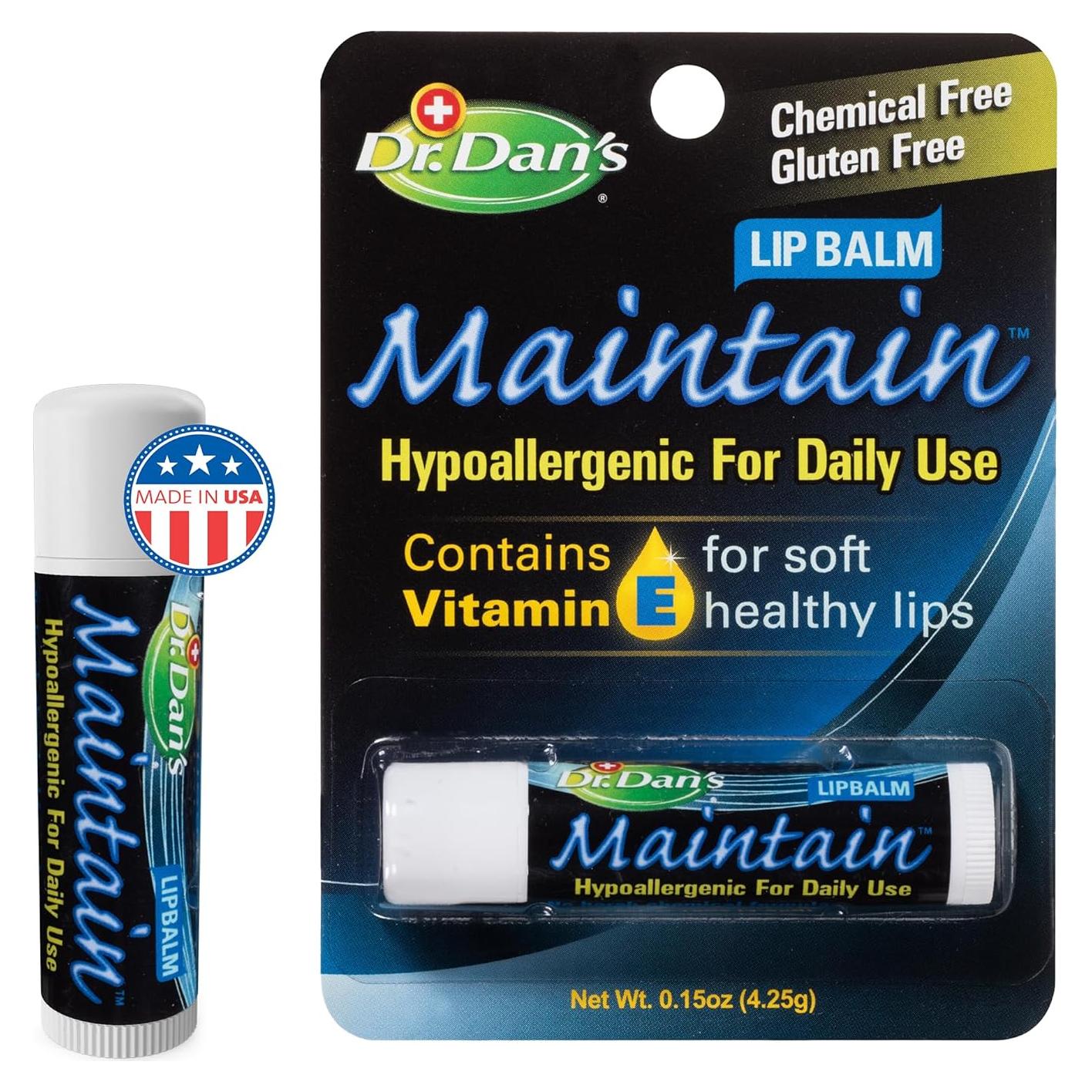 Bálsamo Labial Dr. Dan's Maintain - 4.25g Hidratante Suave