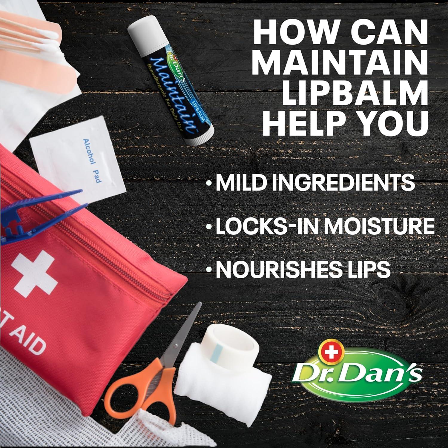 Bálsamo Labial Dr. Dan's Maintain - 4.25g Hidratante Suave