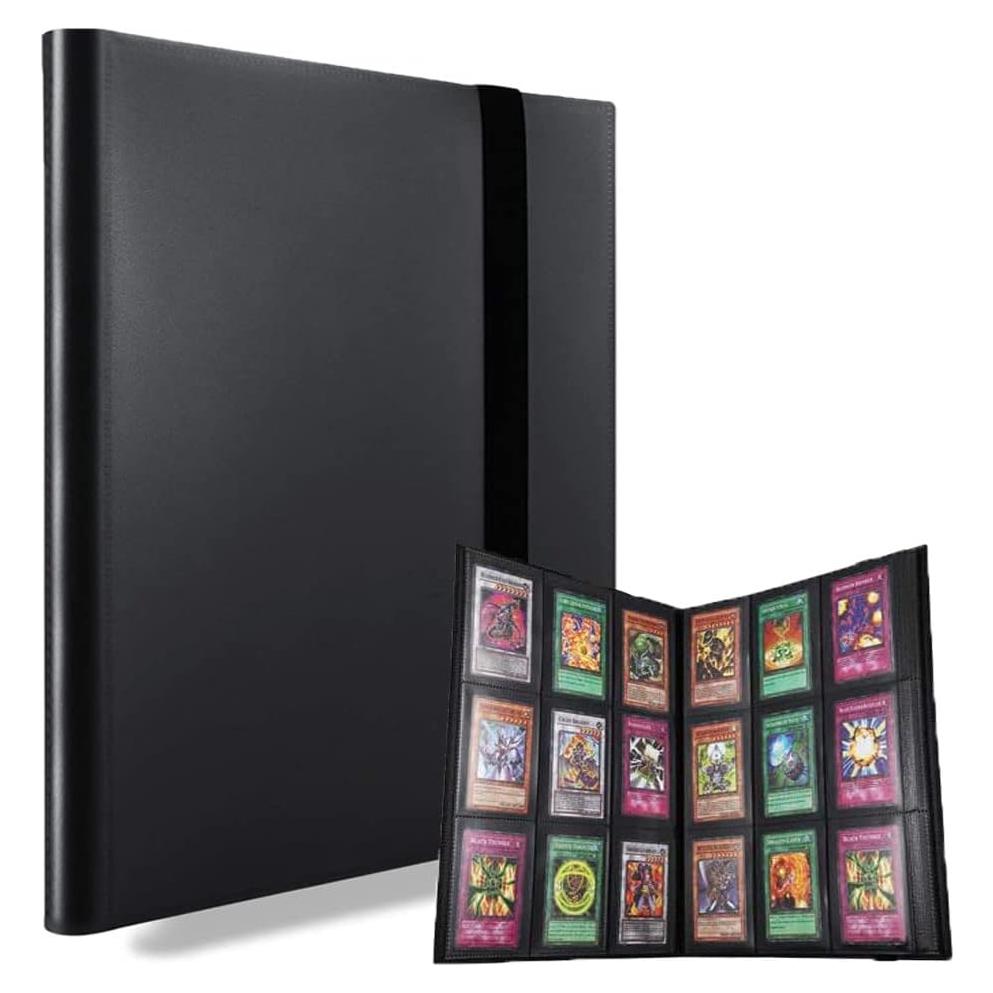 Álbum de cartas AITIME Negro 360 bolsillos para coleccionistas