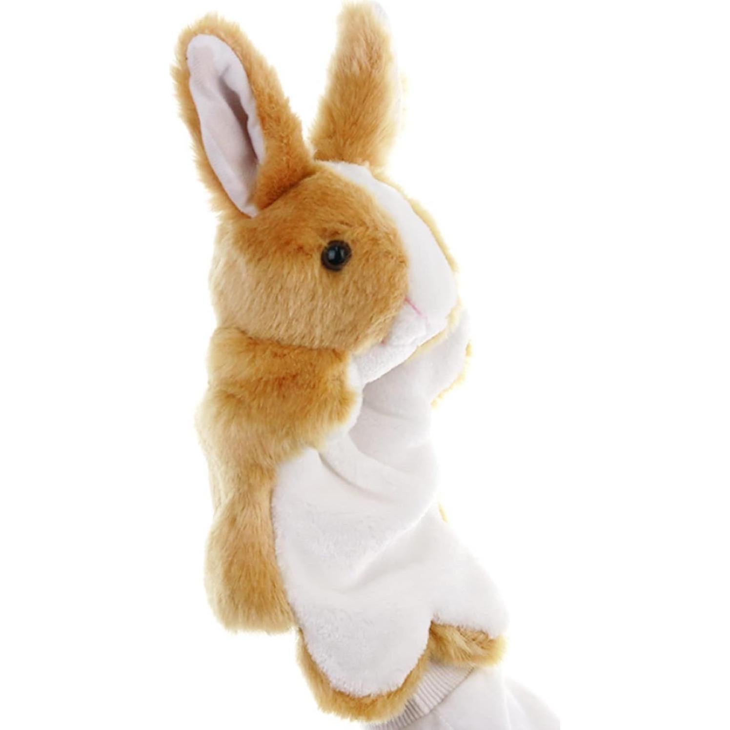 Títere de Mano Conejo ZUXUCUVU 25.4 cm Juguete de Peluche