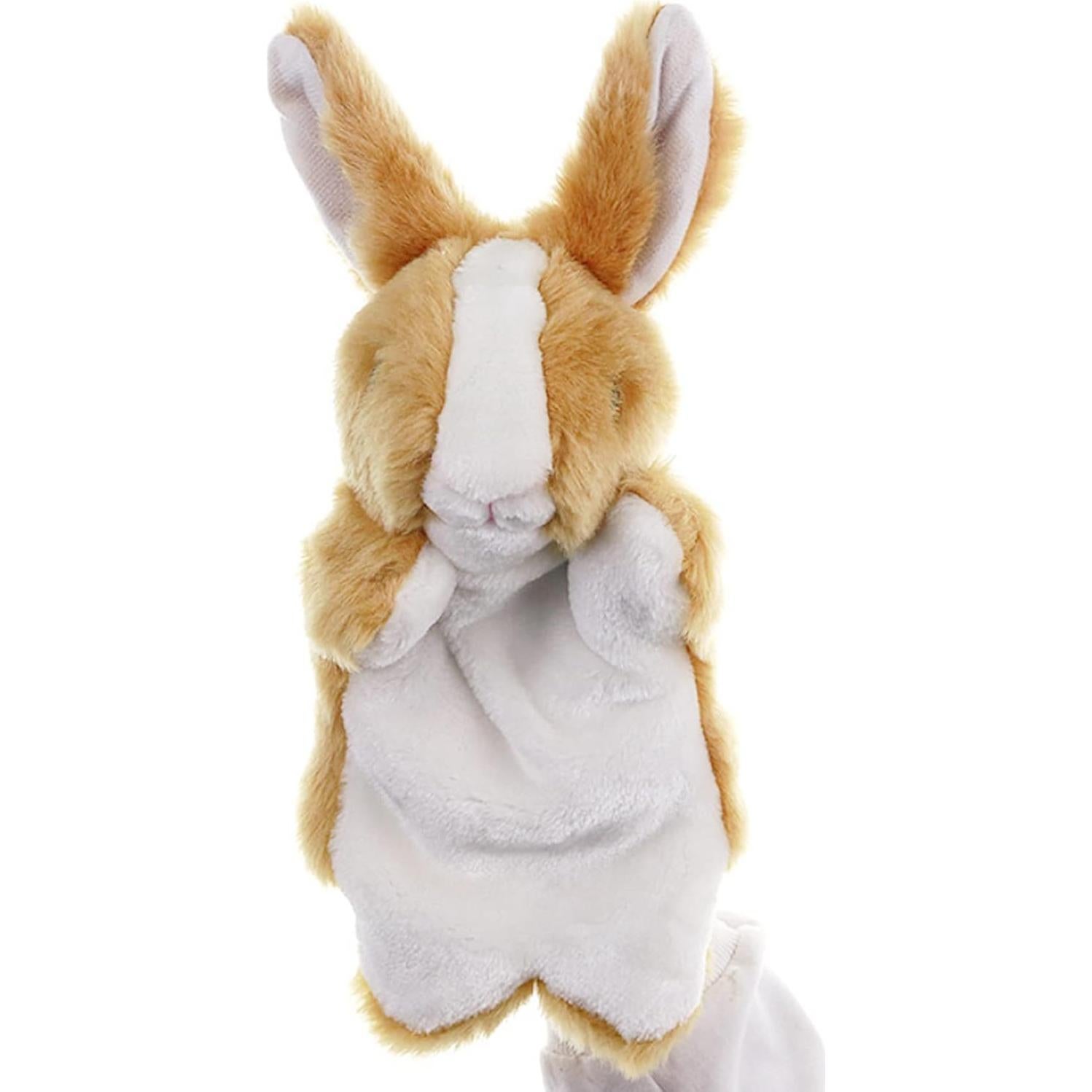 Títere de Mano Conejo ZUXUCUVU 25.4 cm Juguete de Peluche
