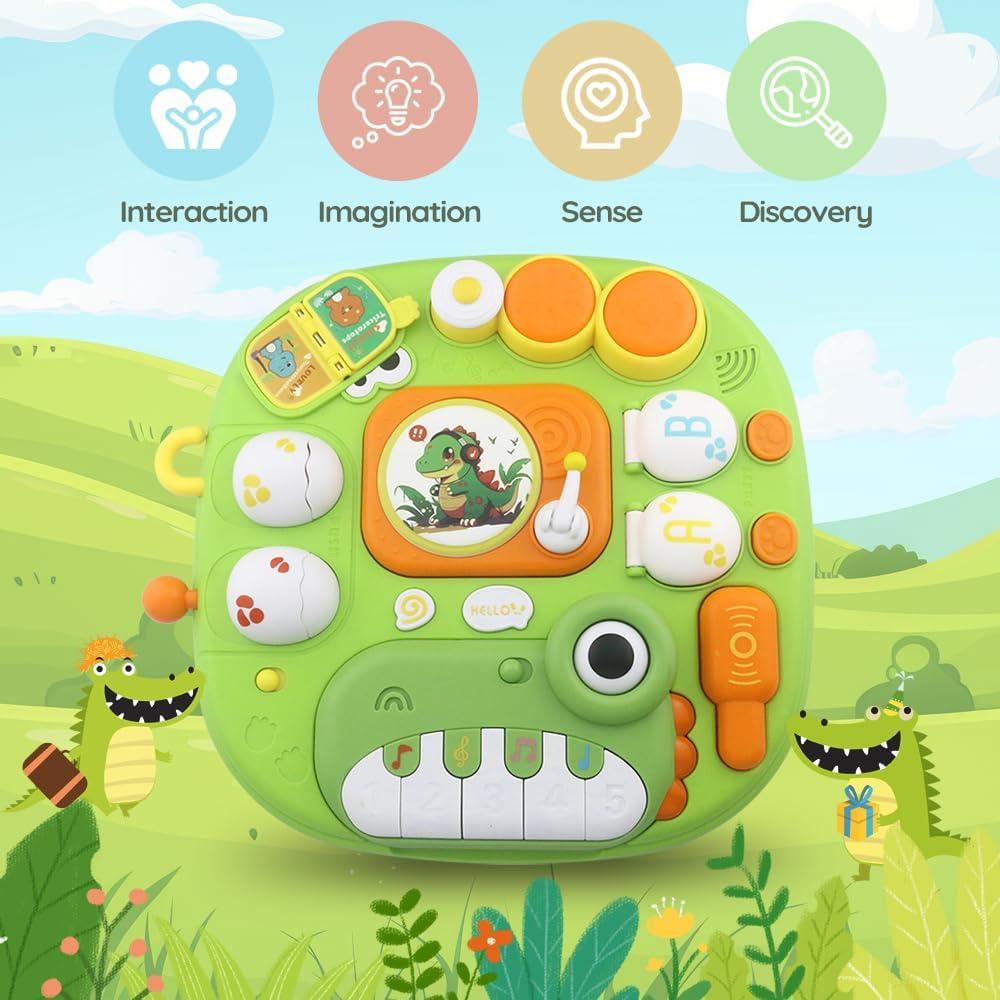 Mesa de Actividades para Bebés Caterbee Dinosaurio Musical