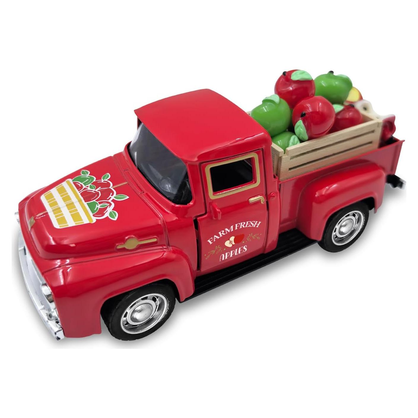 Decoración de Camíon de Manzana Teeloray con Mini Manzanas