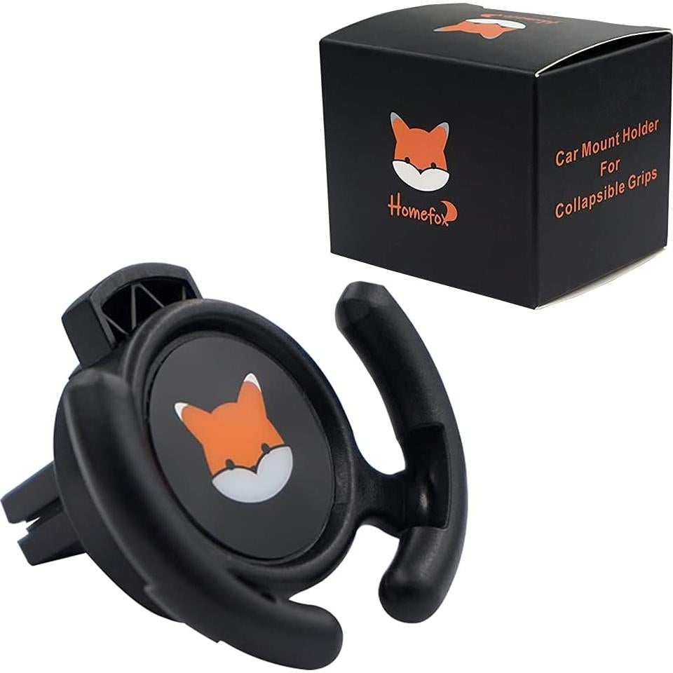 Soporte de Montaje para Ventilación de Auto HOMEFOX Negro