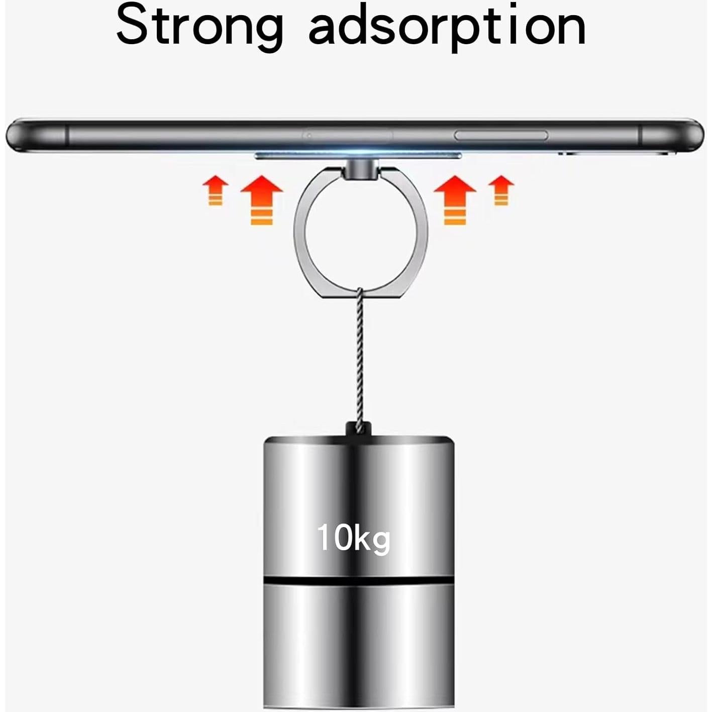 Soporte para teléfono Cavdycidy Mariposa Azul Profundo 360°