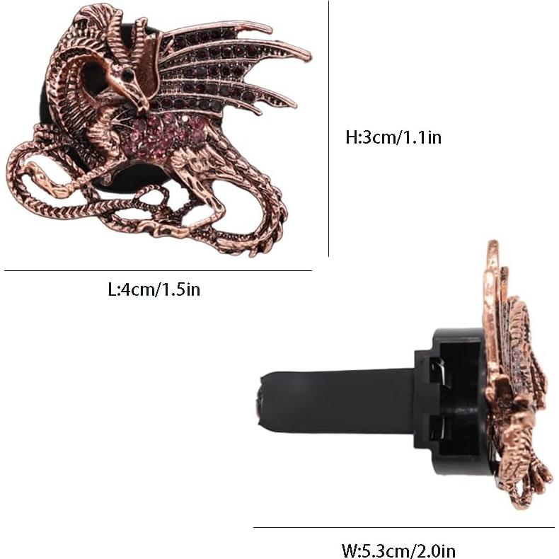 Clip de Ventilación de Coche Dragón ORIESSE 2 Pcs Aromatizador