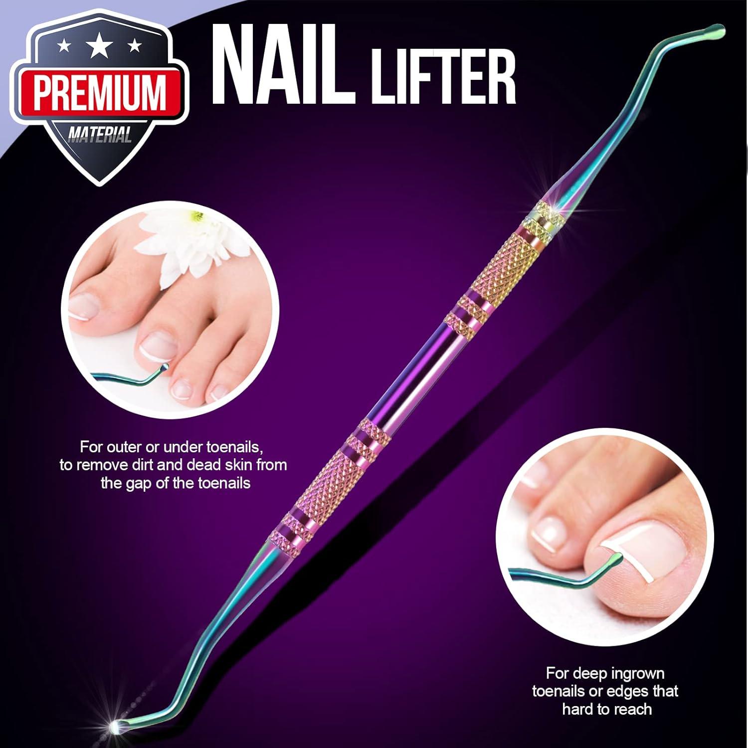 Kit de Cutículas FANDAMEI 4 Piezas Acero Inoxidable