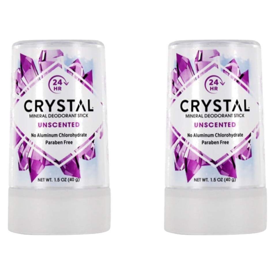 Desodorante Corporal Crystal Essence Stick Sin Fragancia Pack 2