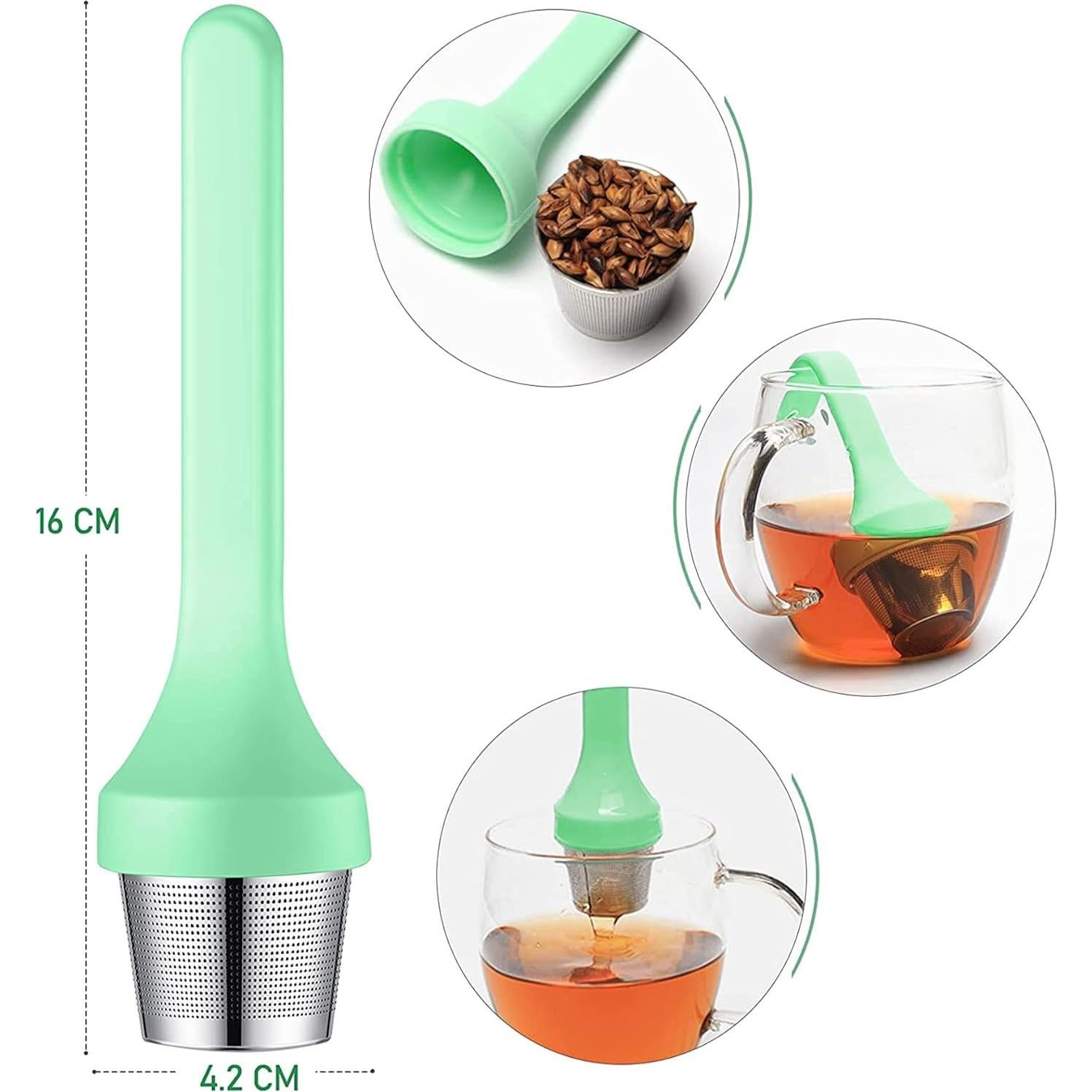 Infusor de Té Philbinden de Silicona Verde 4.2 cm